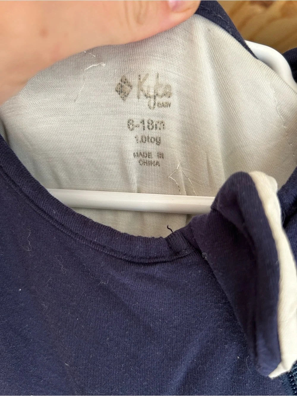 Kyte BABY Navy Blue Sleeveless Sleep Sack